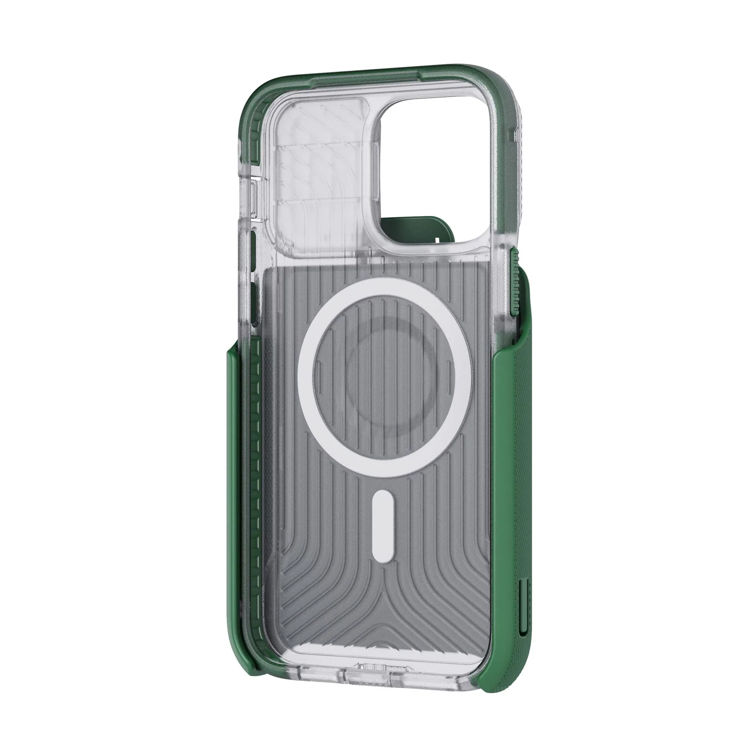 صورة Tech21 Evo Max - Apple iPhone 14 Pro Max Case MagSafe  Compatible - Frosted Green