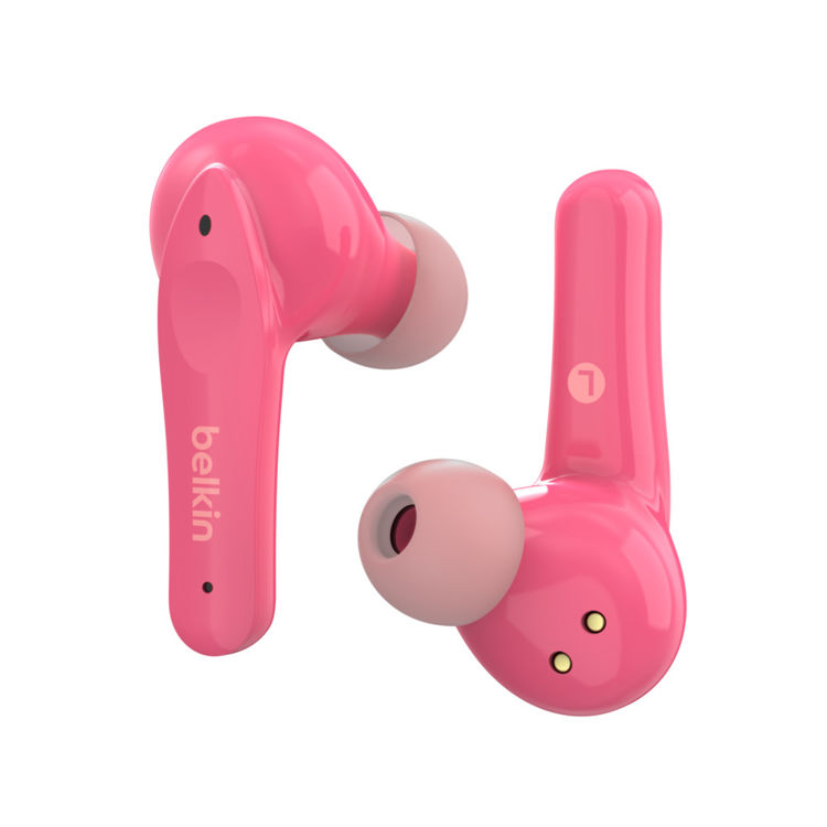 صورة Belkin SoundForm Nano Wireless Earbuds For Kids (Pink)