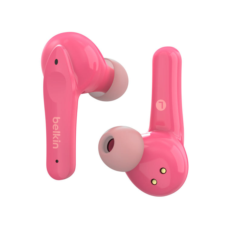 Picture of Belkin SoundForm Nano Wireless Earbuds For Kids (Pink)