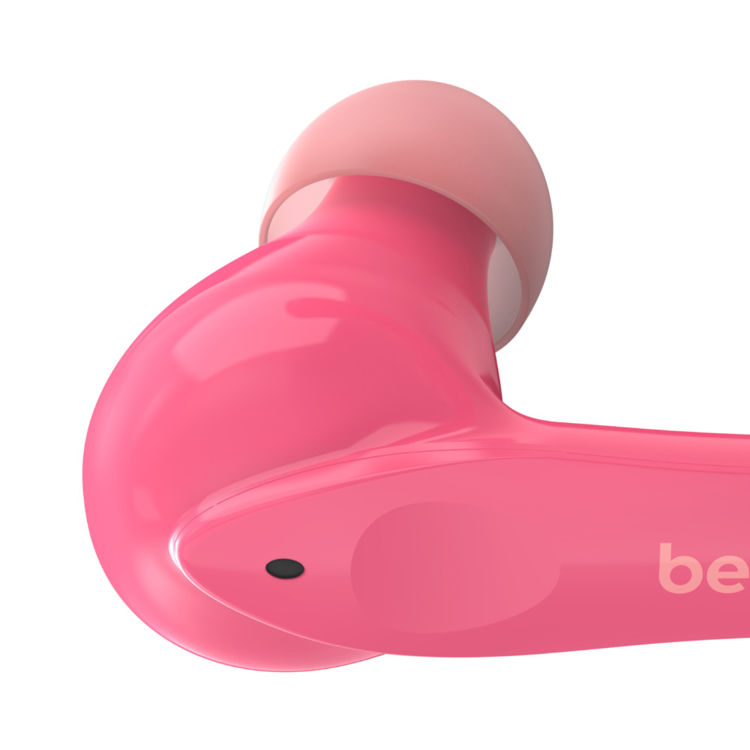 صورة Belkin SoundForm Nano Wireless Earbuds For Kids (Pink)