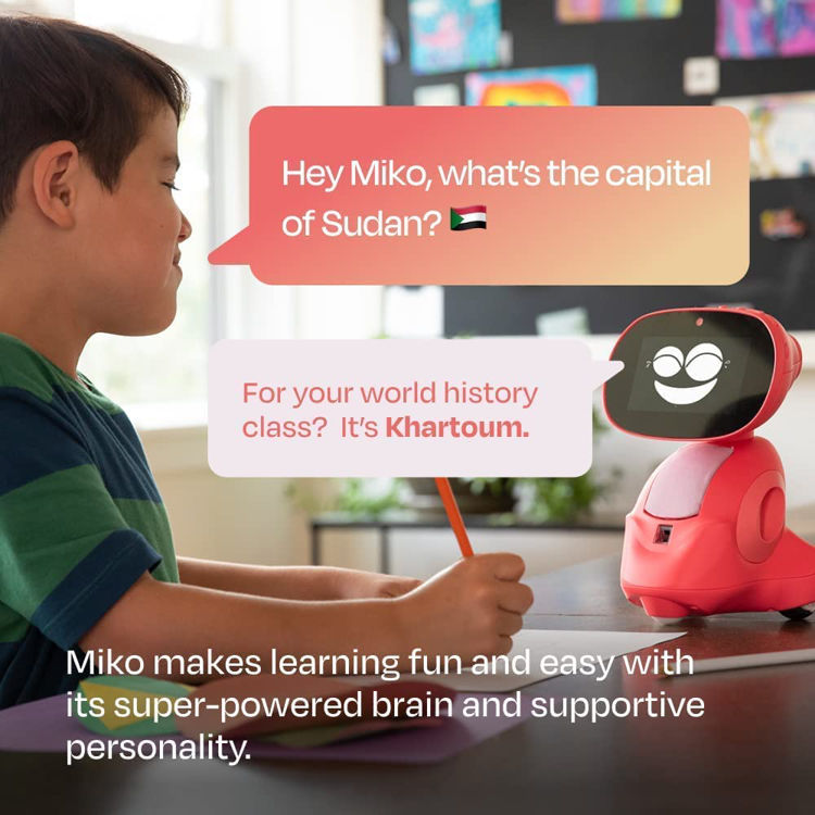 صورة Miko3  AI-Powered Smart Robot for Kids - RED