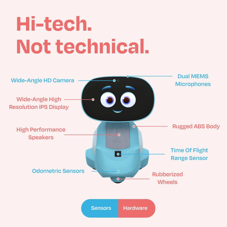 صورة Miko3 AI-Powered Smart Robot for Kids - BLUE