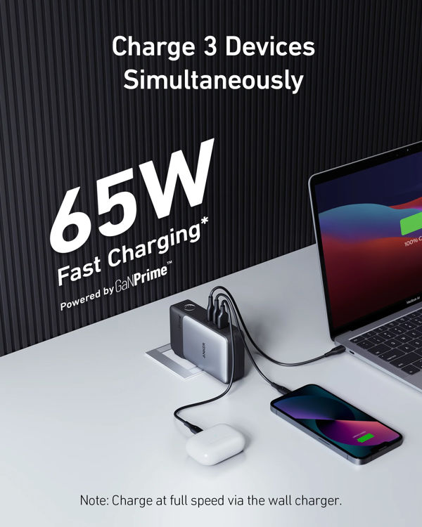 صورة Anker 733 Power Bank (GaNPrime PowerCore 65W) 10,000mAh Portable Power Bank 