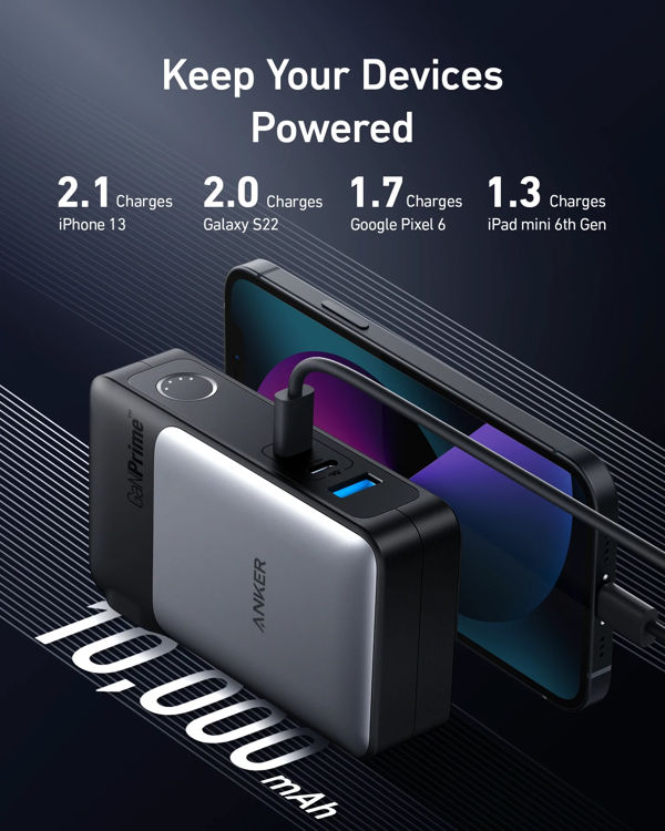 صورة Anker 733 Power Bank (GaNPrime PowerCore 65W) 10,000mAh Portable Power Bank 
