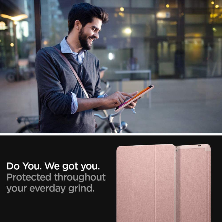 صورة Spigen Urban Fit Case for iPad 10.2 2021 | 2020 | 2019 Rose Gold_ACS01061