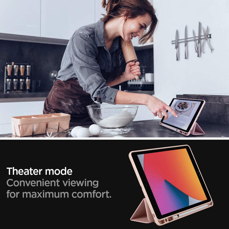 صورة Spigen Urban Fit Case for iPad 10.2 2021 | 2020 | 2019 Rose Gold_ACS01061