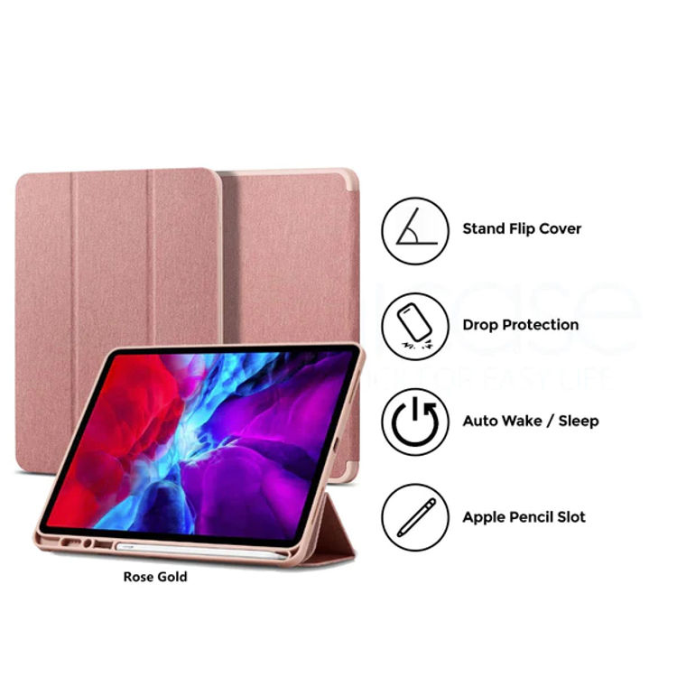 صورة Spigen Urban Fit Case for iPad 10.2 2021 | 2020 | 2019 Rose Gold_ACS01061