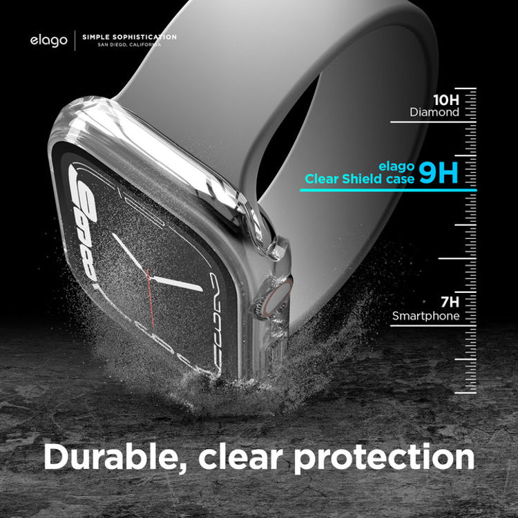 صورة ElagoApple Watch Clear Shield Case 44/45mm Clear		"