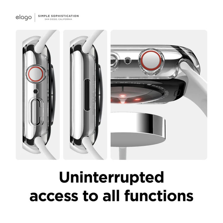 صورة Elago Apple Watch Clear Shield Case 44/45mm Clear	