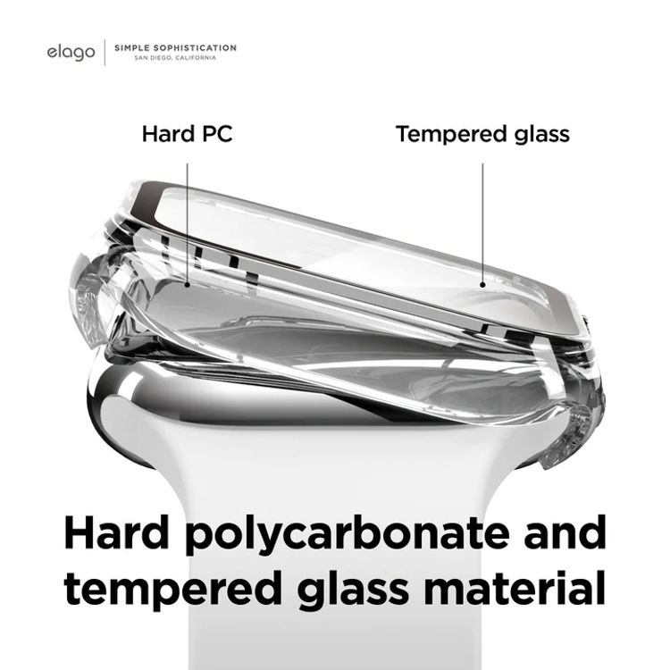 صورة Elago Apple Watch Clear Shield Case 40/41mm Clear		"
