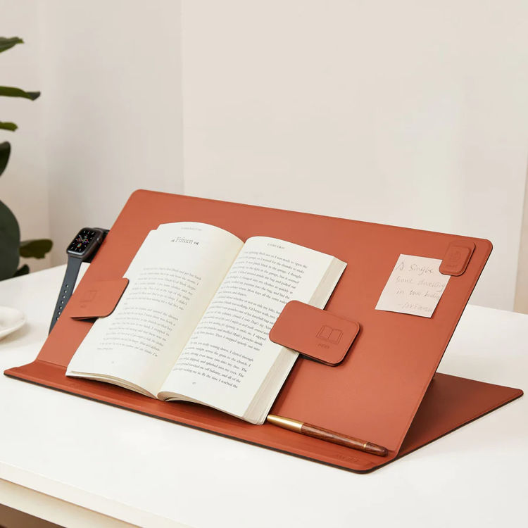 صورة MOFT Adjustable Smart Desk Mat _Oxford Blue
