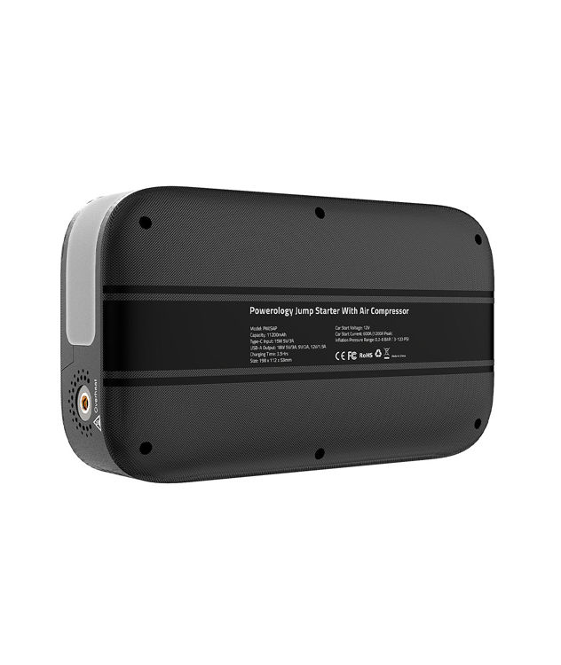 صورة Powerology Jump Starter with Air Compressor and Power Bank