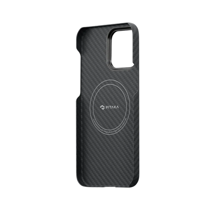 صورة Pitaka MagEz Case 3 1500D iPhone 14 Pro Max Black/Grey Twill