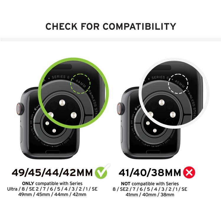 صورة UAG Civilian Strap for Apple Watch 42/44/45/49mm - Graphite