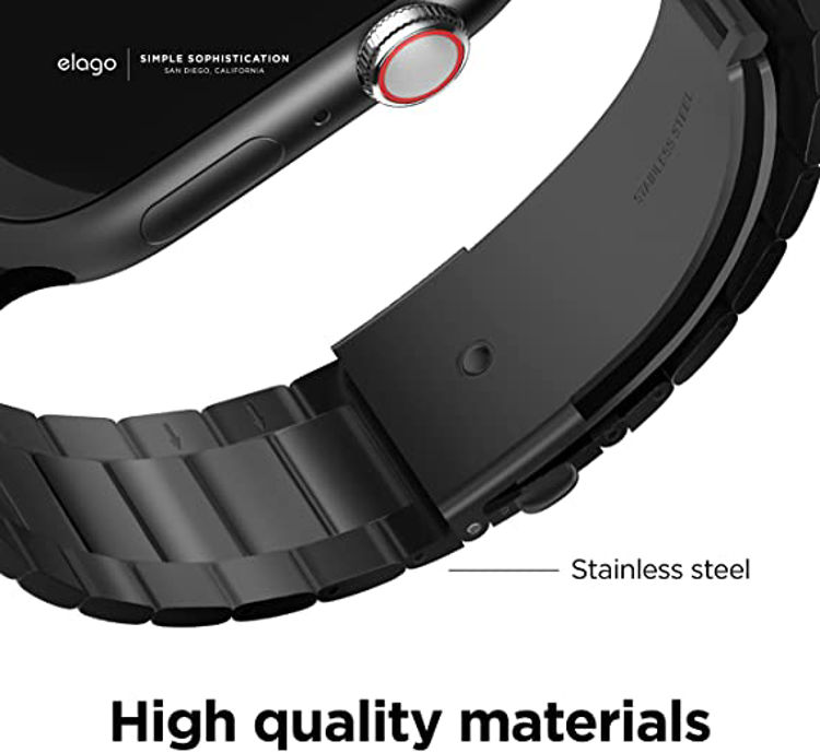 صورة Elago Apple Watch Metal Band - 42mm,44mm,45mm, Black