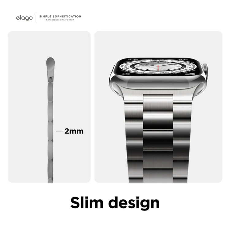 صورة Elago Metal Band strap for Apple Watch 38/40/41mm - Silver