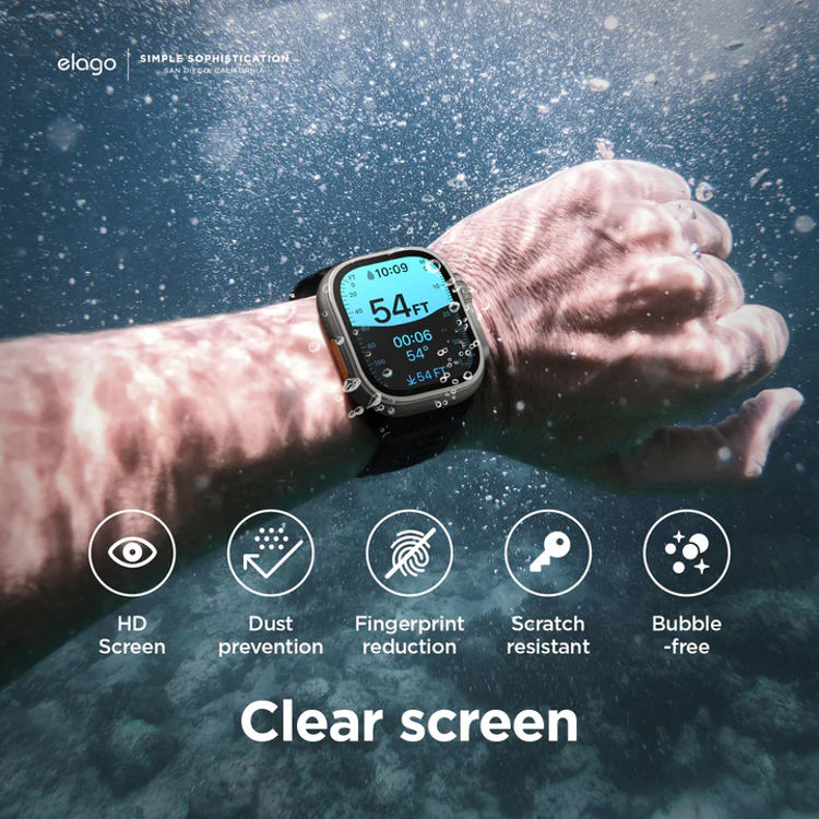 صورة Elago Tempered Glass Screen Protector for Apple Watch Ultra