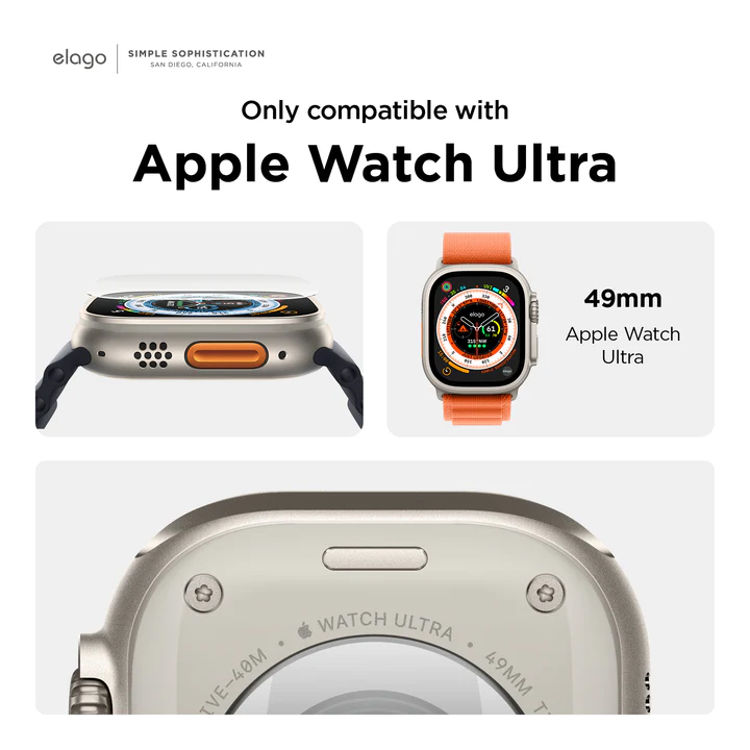 Picture of Elago Tempered Glass Screen Protector for Apple Watch Ultra