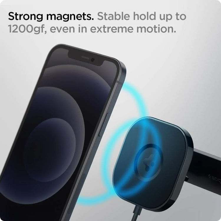 صورة Spigen OneTap Pro Wireless Magnetic Car Charger Air Vent (MagFit)_ACP02615