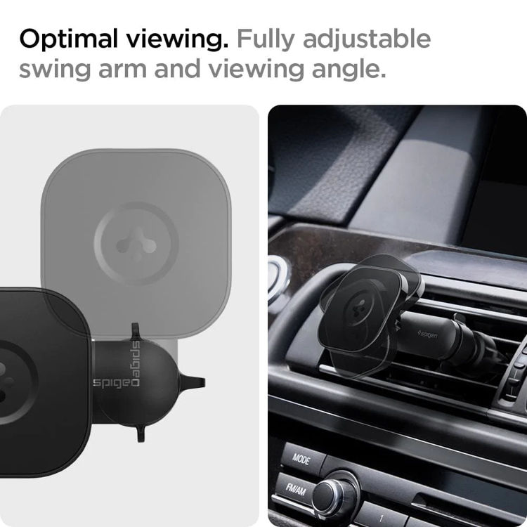 صورة Spigen OneTap Pro Wireless Magnetic Car Charger Air Vent (MagFit)_ACP02615