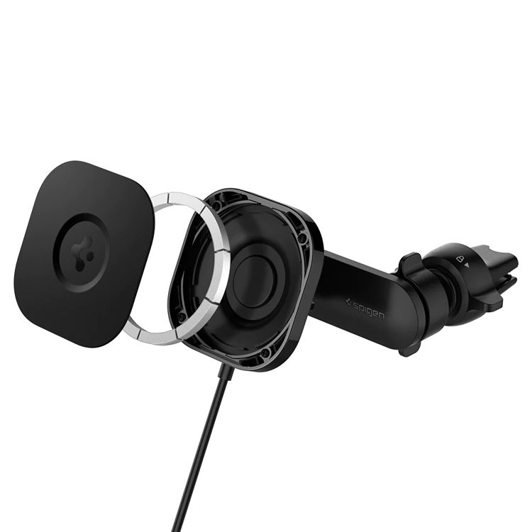 صورة Spigen OneTap Pro Wireless Magnetic Car Charger Air Vent (MagFit)_ACP02615