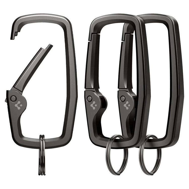 صورة SPIGEN CARABINER RUGGED BLACK [3 PACK