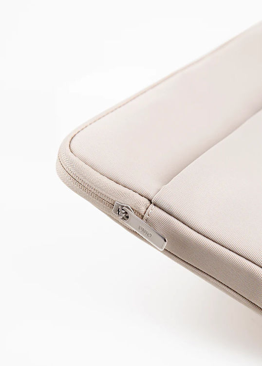 صورة UNIQ Bergen Protective water resistant  laptop sleeve (Up to 14 inch ) BEIGE