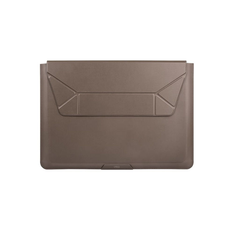 Picture of  Uniq Oslo Laptop Sleeve with Foldable Stand (Up to 14") - STONE GREY