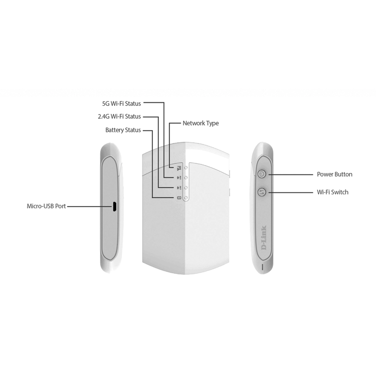 صورة D-LINK  CAT6 4G LTE MOBILE ROUTER DWR-933V