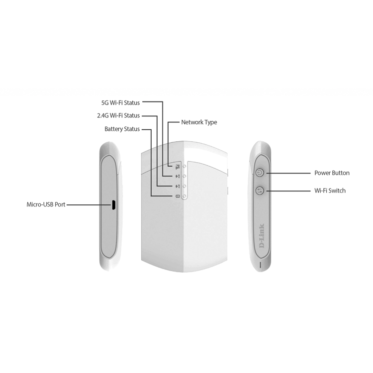 Picture of D-LINK  CAT6 4G LTE MOBILE ROUTER DWR-933V