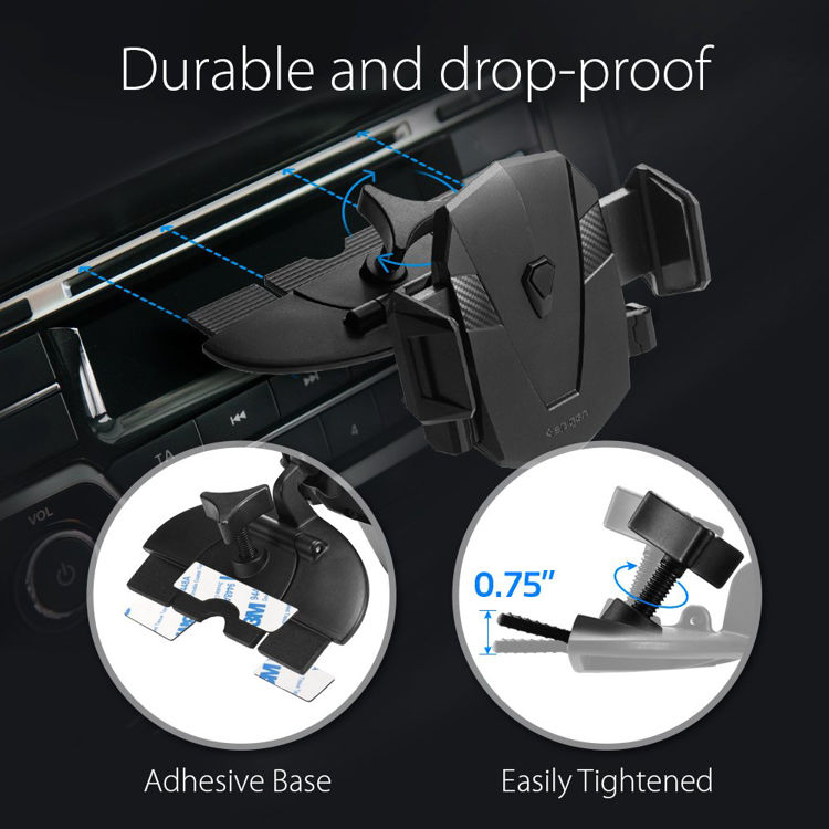 صورة Spigen Kuel Signature (AP230T) Car Mount Holder Car Mount Holder (CD Slot + One Touch)