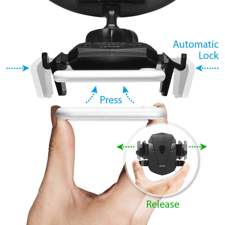 صورة Spigen Kuel Signature (AP230T) Car Mount Holder Car Mount Holder (CD Slot + One Touch)
