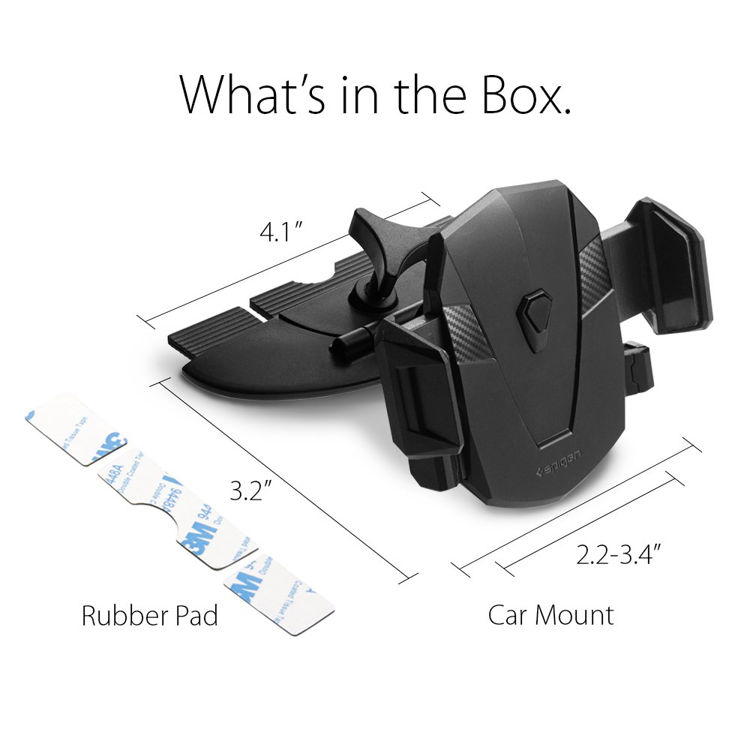 صورة Spigen Kuel Signature (AP230T) Car Mount Holder Car Mount Holder (CD Slot + One Touch)