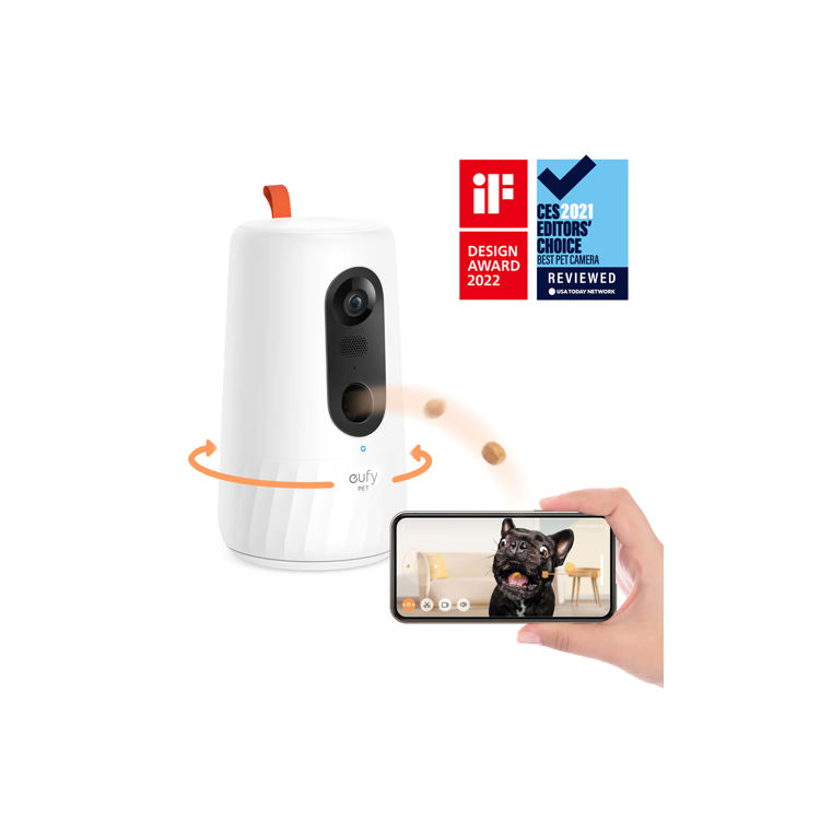 Picture of EUFY DOG TREAT CAMERA PAN PLUS WHITE