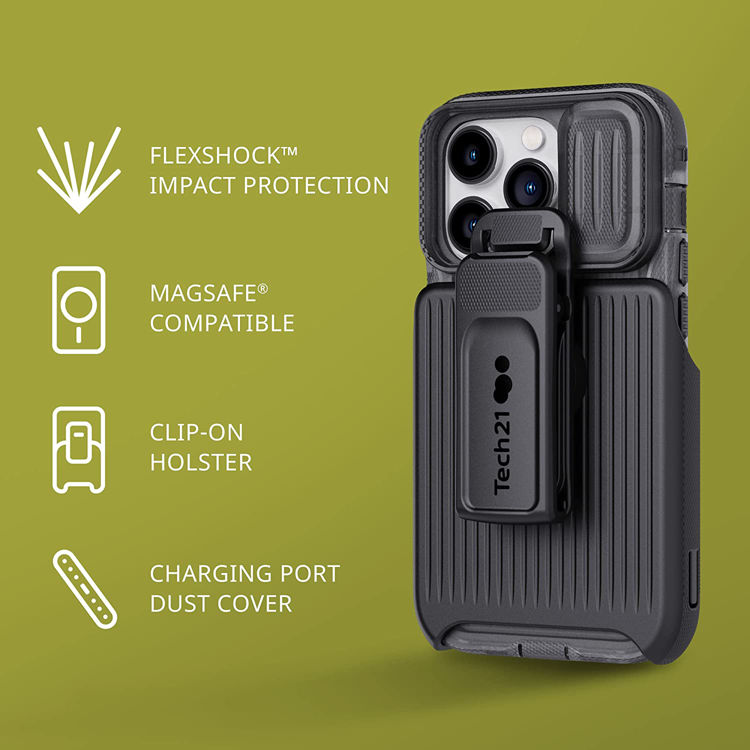 صورة Tech21 Evo Max - Apple iPhone 14 Pro Case MagSafe Compatible - Tinted