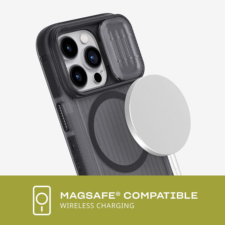 صورة Tech21 Evo Max - Apple iPhone 14 Pro Case MagSafe Compatible - Tinted