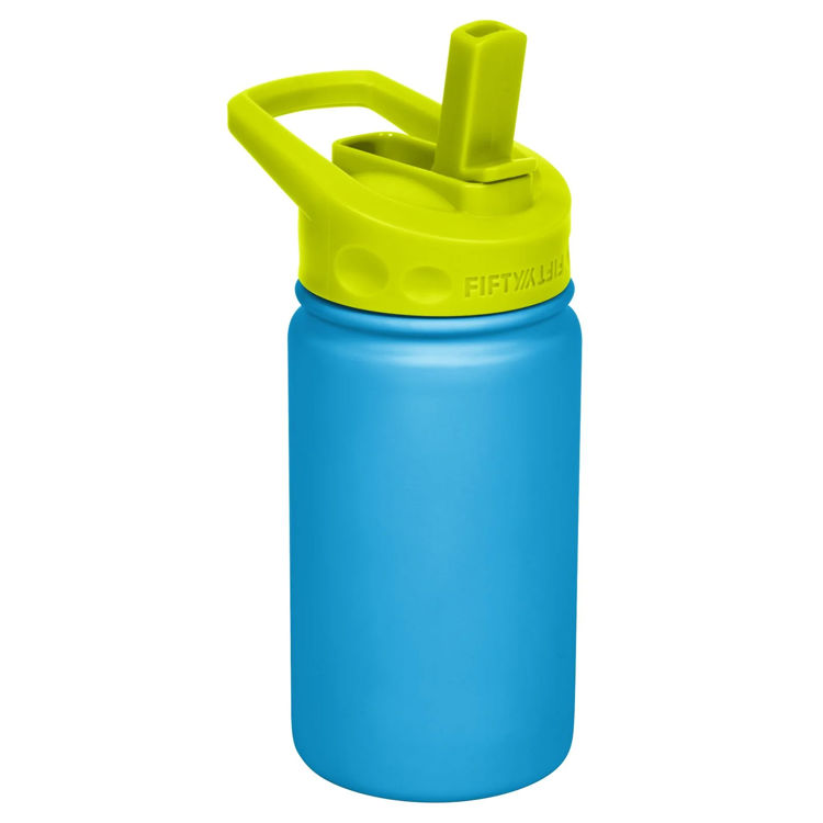 صورة FIFTY/FIFTY  KIDS BOTTLE WITH WIDE MOUTH STRAW LID 354mL