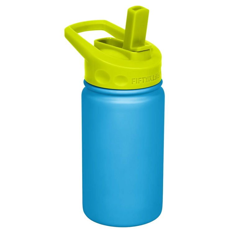 Picture of FIFTY/FIFTY  KIDS BOTTLE WITH WIDE MOUTH STRAW LID 354mL