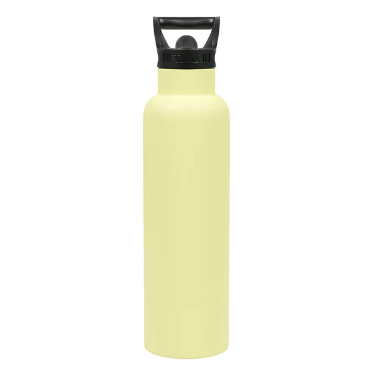 صورة Fifty Fifty BOTTLE STANDARD MOUTH STRAW CAP 621mL- Lemon Drop