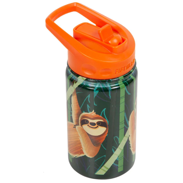صورة Fifty Fifty KIDS BOTTLE WITH STRAW LID 350ML - SLOTH