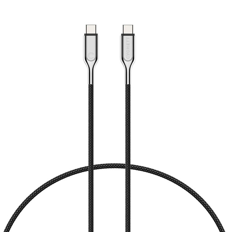 صورة Cygnett Armoured USB-C to USB-C (USB 2.0) Cable - Black 2m