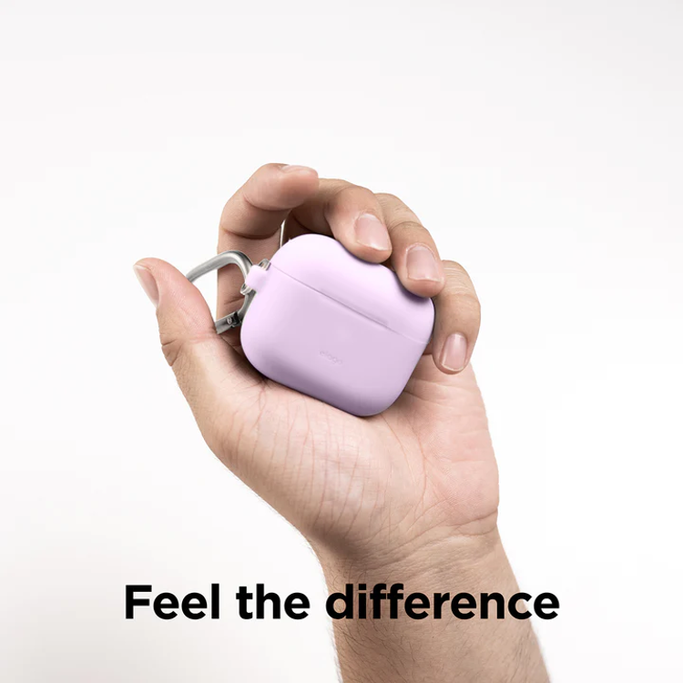 صورة Elago Silicone Hang Case for AirPods Pro 2nd Gen - Lavender