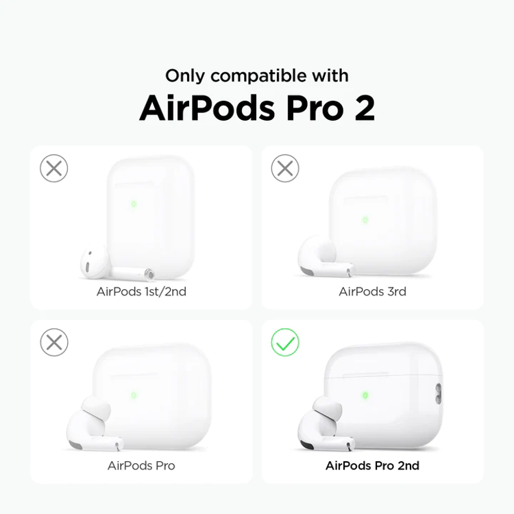 صورة Elago Silicone Hang Case for AirPods Pro 2nd Gen - Lavender