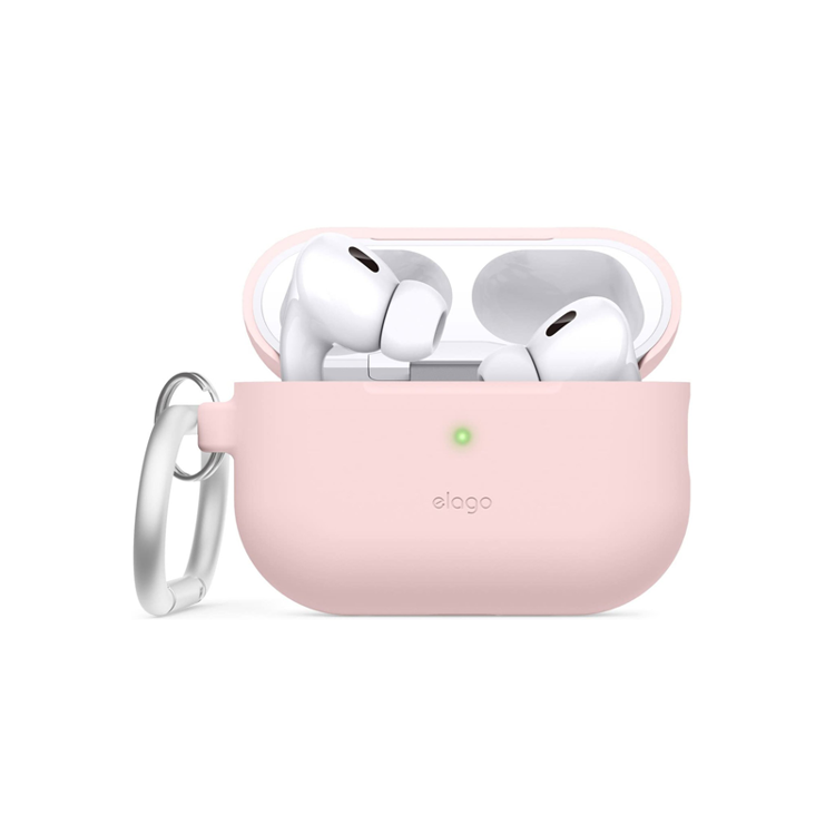 Picture of Elago Silicone Hang Case for AirPods Pro 2nd Gen - Lovely Pink