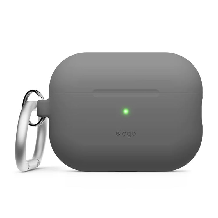 صورة Elago Silicone Hang Case for AirPods Pro 2nd Gen - Dark Gray