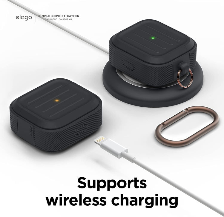 صورة Elago Armor Case for AirPods 3 – Black