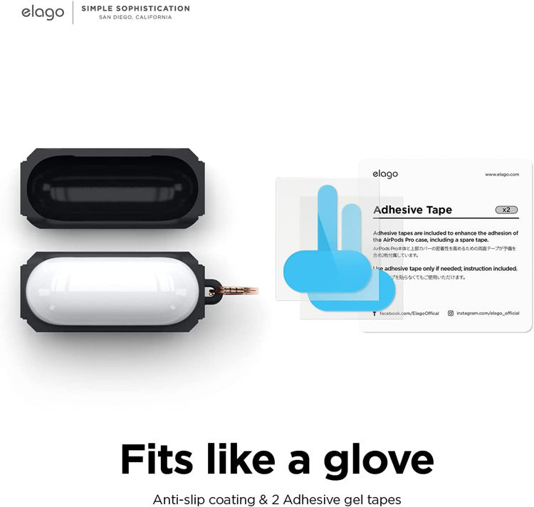 صورة Elago Armor Case for AirPods 3 – Black
