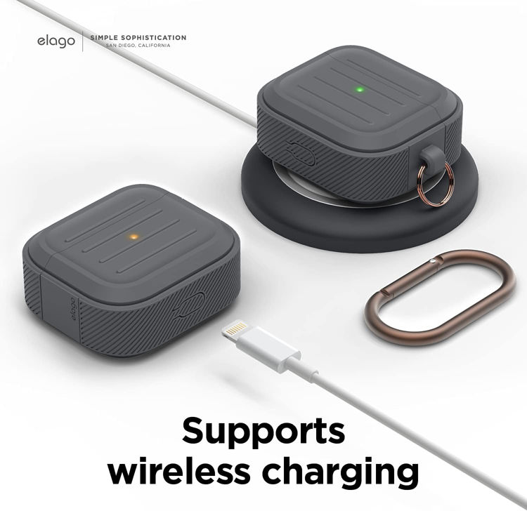 صورة Elago Armor Case for AirPods 3 – Gray