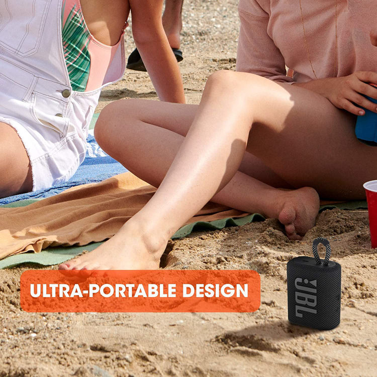 صورة JBL Go 3 Portable Waterproof Speaker - Black