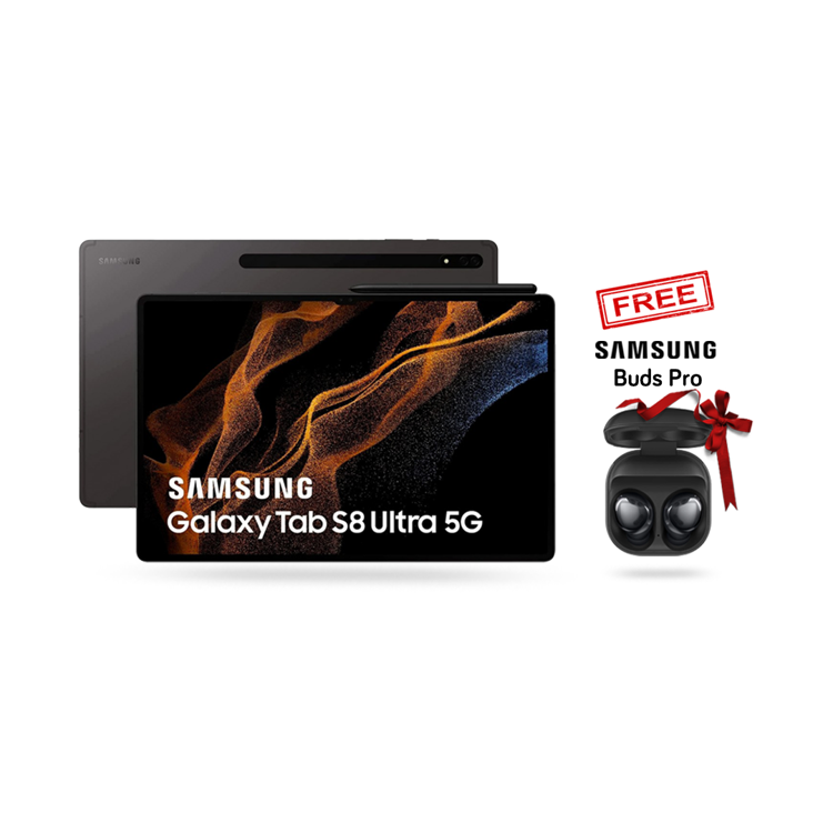 صورة Samsung Galaxy Tab S8 Ultra 128GB (Get Free Samsung Buds Pro )